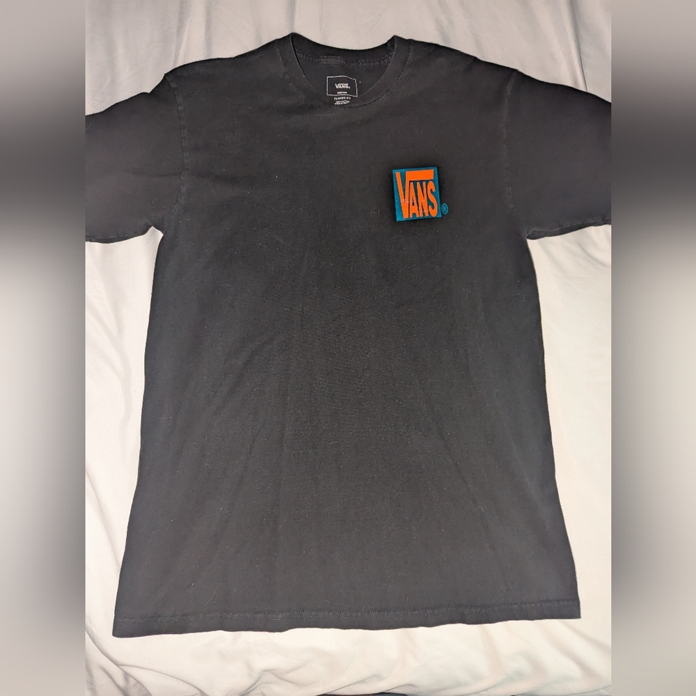 Van's Classic‎ Fit Men's Medium "Off The Wall" Black Graphic Print T-Shirt